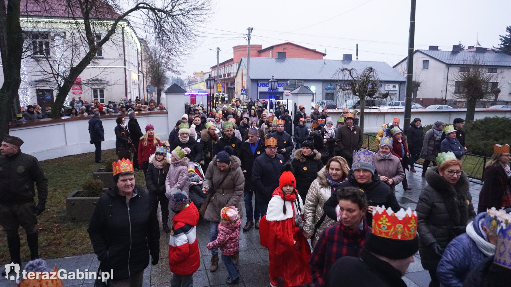 Orszak Trzech Króli przeszedł przez Gąbin.