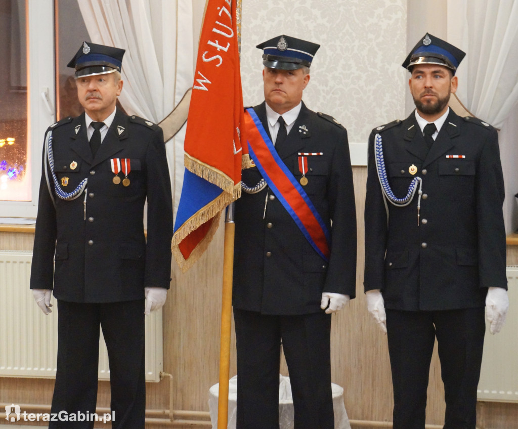 Strażacy z Gąbina podsumowali miniony rok.