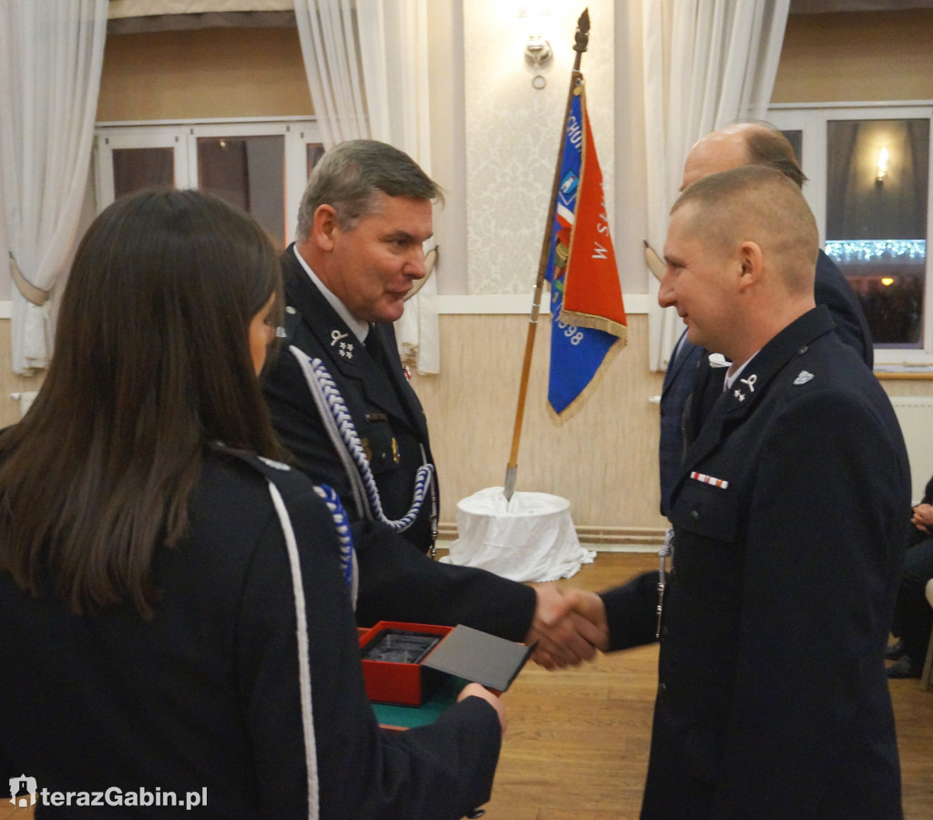 Strażacy z Gąbina podsumowali miniony rok.