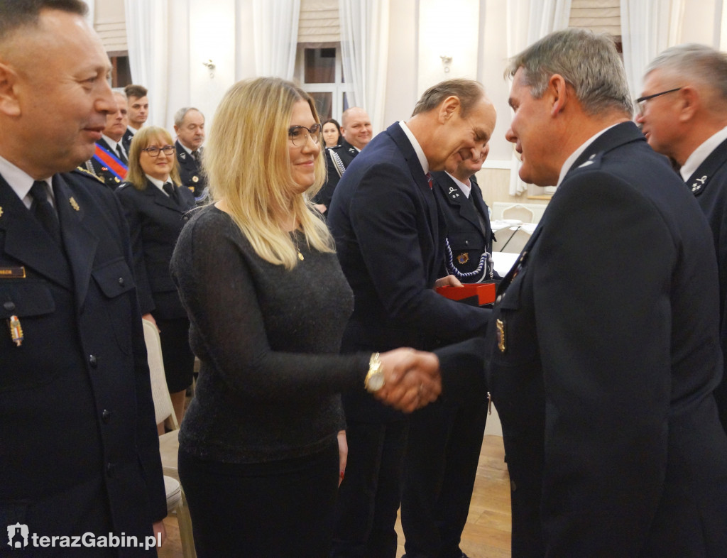Strażacy z Gąbina podsumowali miniony rok.