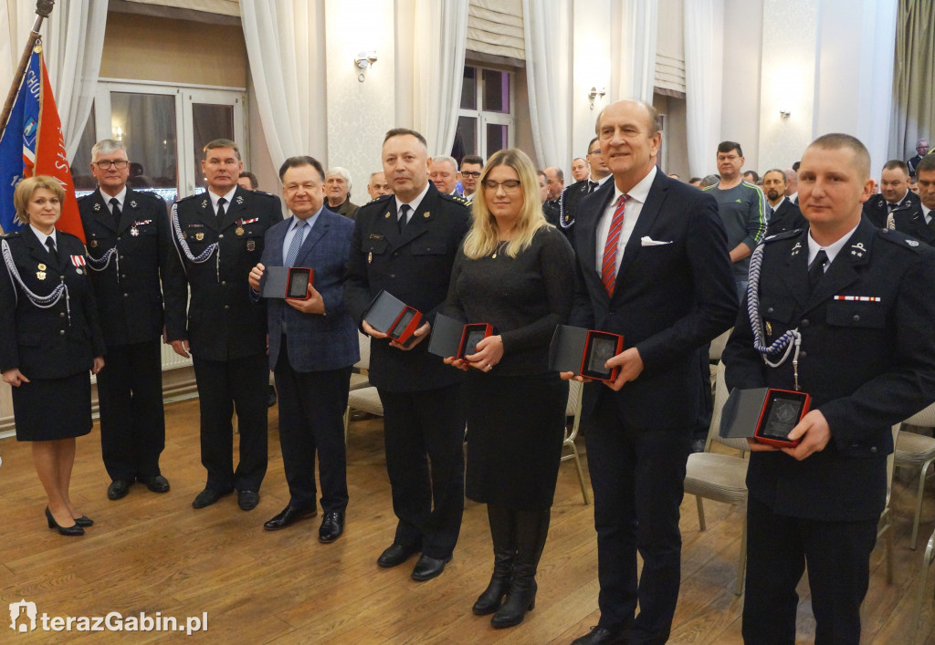 Strażacy z Gąbina podsumowali miniony rok.