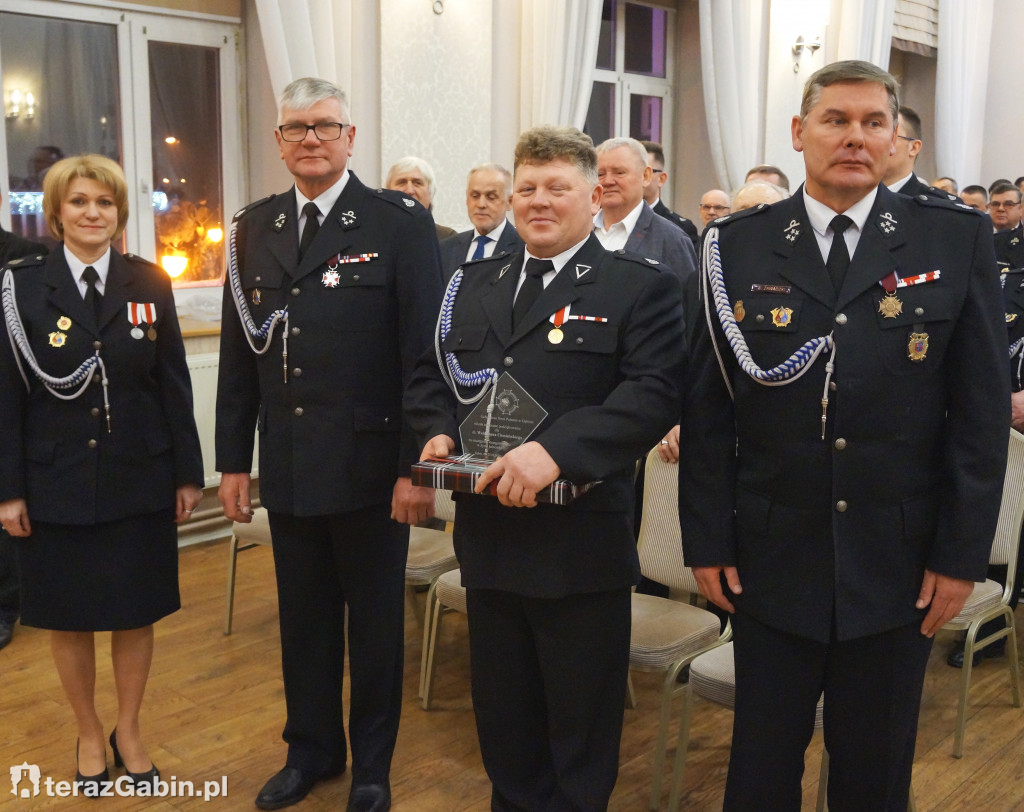 Strażacy z Gąbina podsumowali miniony rok.