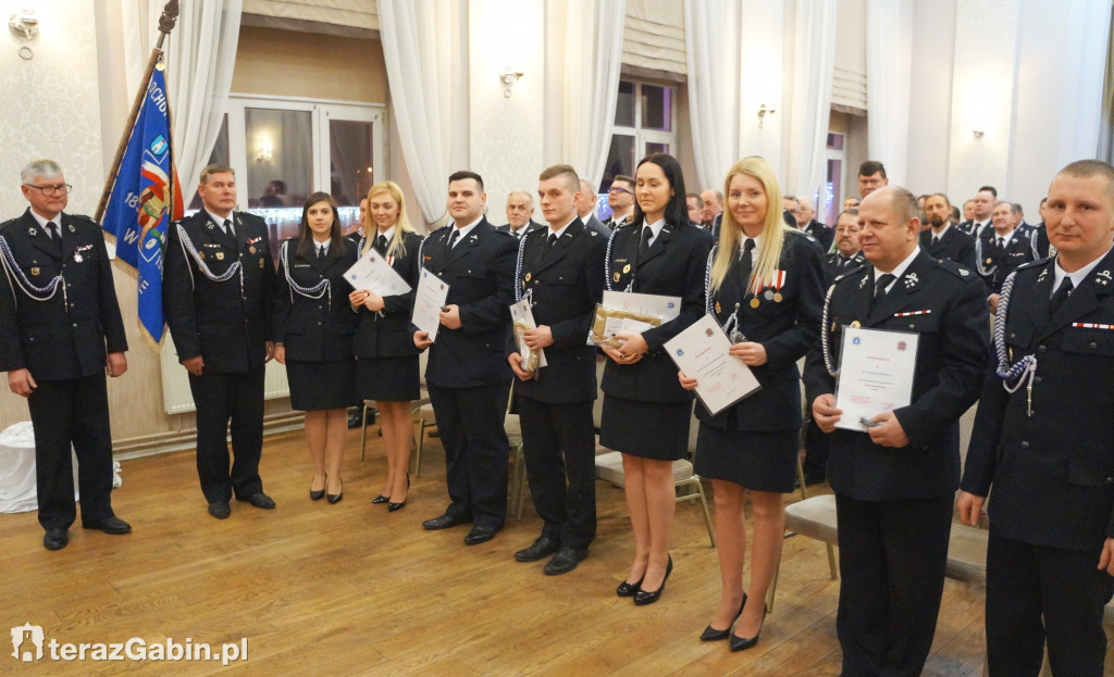 Strażacy z Gąbina podsumowali miniony rok.