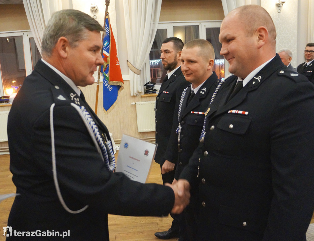 Strażacy z Gąbina podsumowali miniony rok.