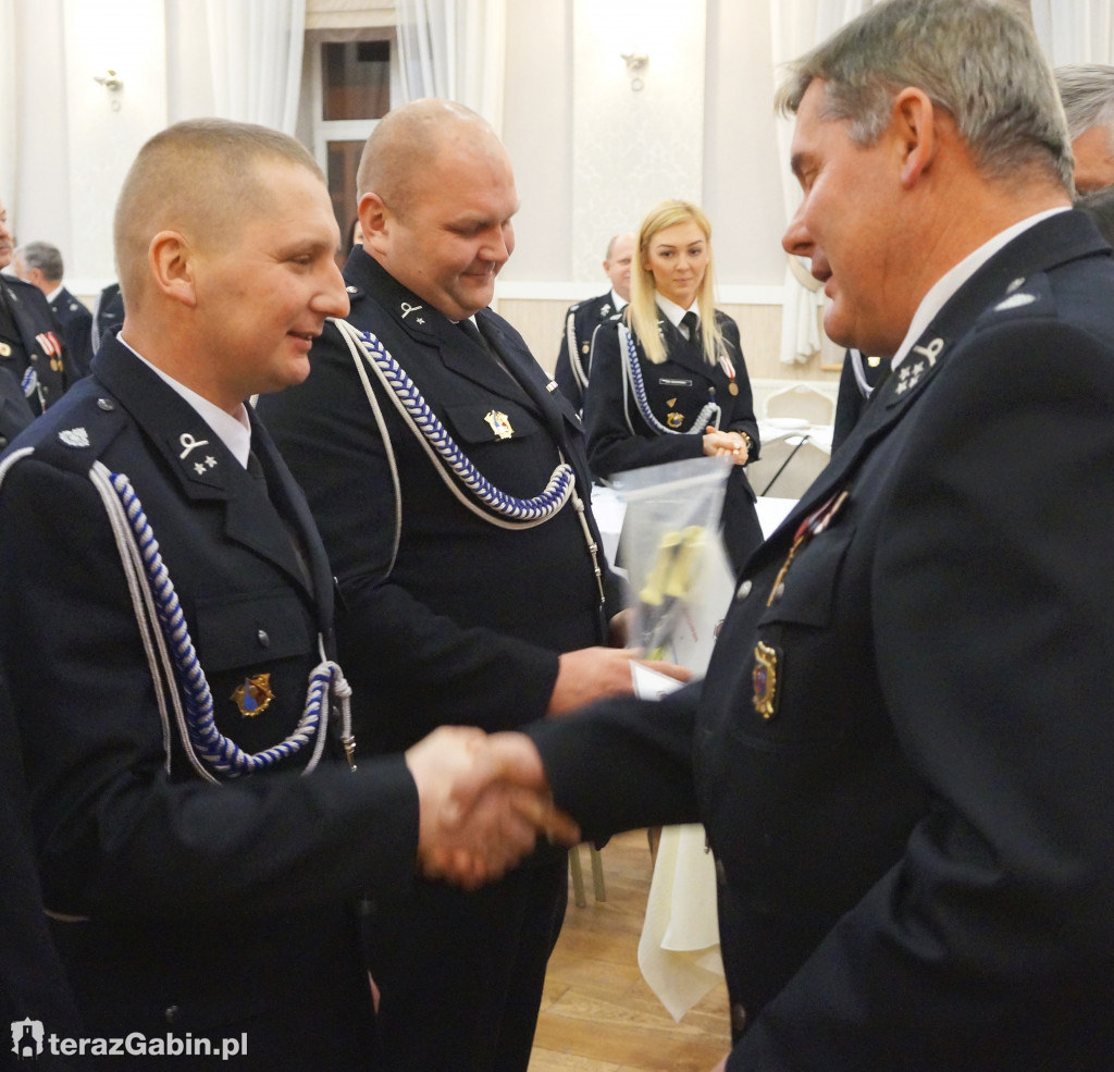 Strażacy z Gąbina podsumowali miniony rok.