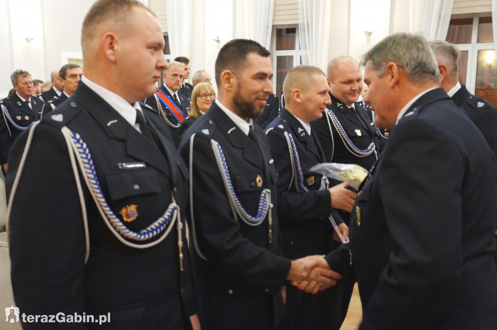 Strażacy z Gąbina podsumowali miniony rok.
