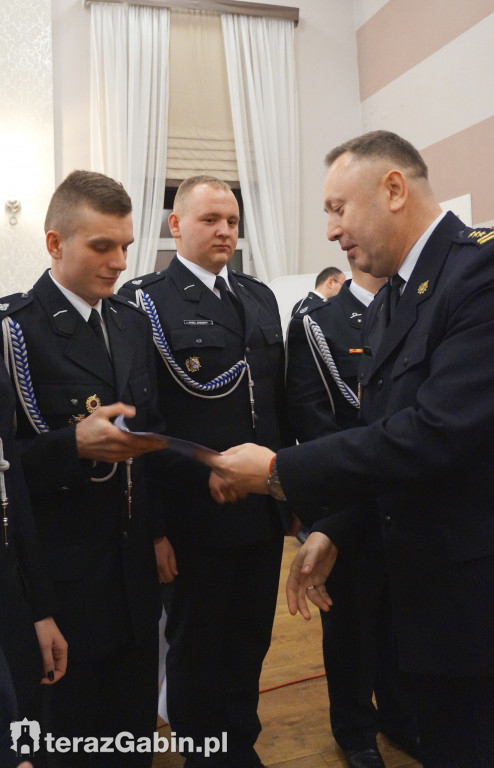 Strażacy z Gąbina podsumowali miniony rok.