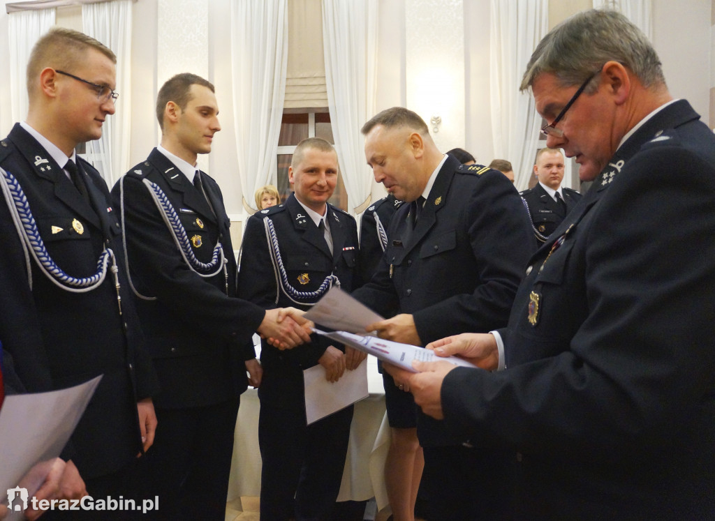 Strażacy z Gąbina podsumowali miniony rok.