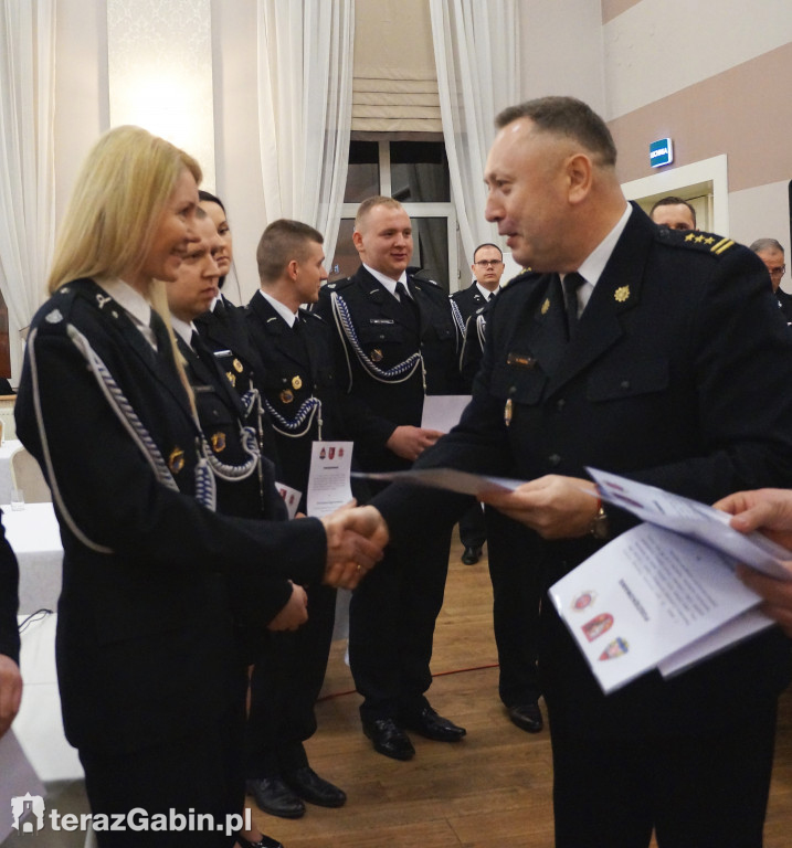 Strażacy z Gąbina podsumowali miniony rok.