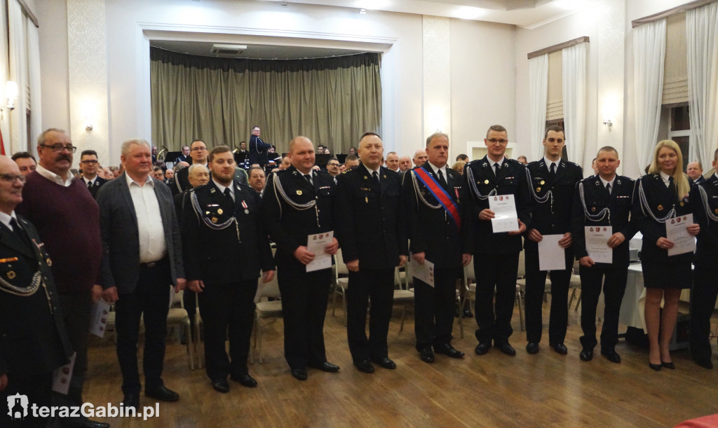 Strażacy z Gąbina podsumowali miniony rok.