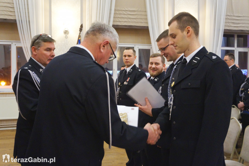 Strażacy z Gąbina podsumowali miniony rok.