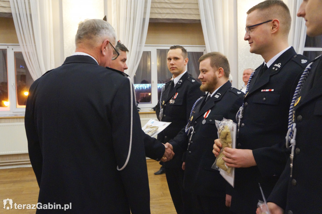 Strażacy z Gąbina podsumowali miniony rok.