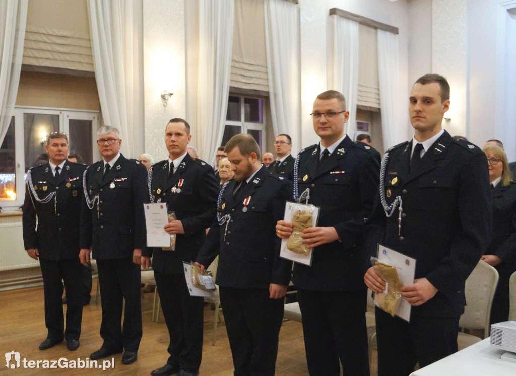 Strażacy z Gąbina podsumowali miniony rok.
