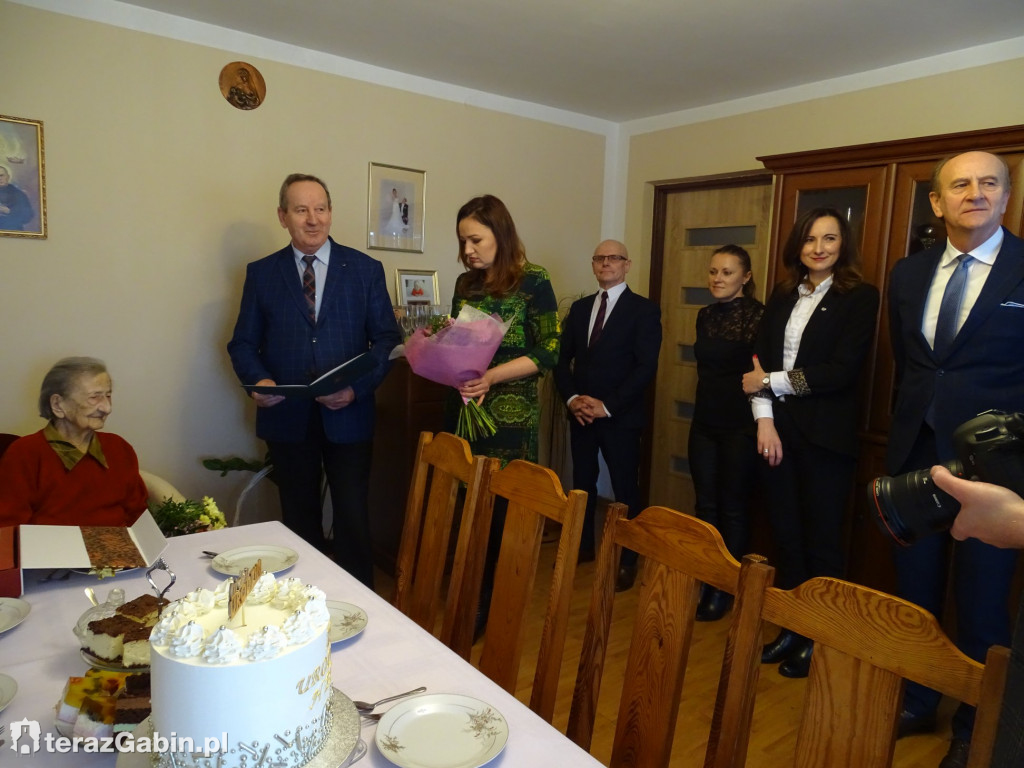 Kolejna stulatka w gminie Gąbin.
