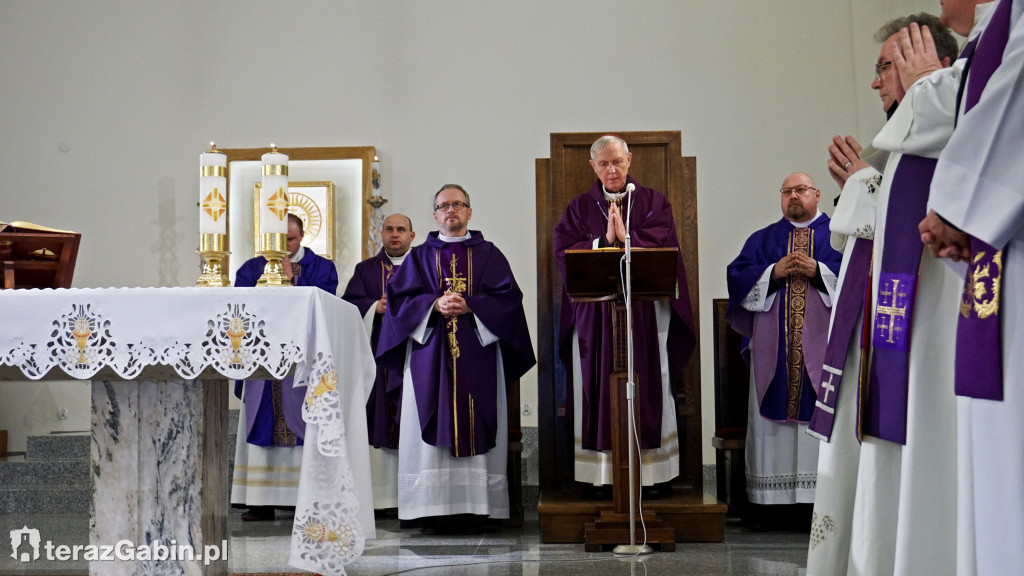 Gąbin pożegnał Księdza Proboszcza.