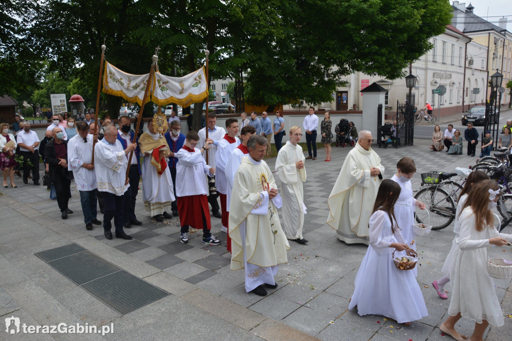 Boże Ciało w Gąbinie.
