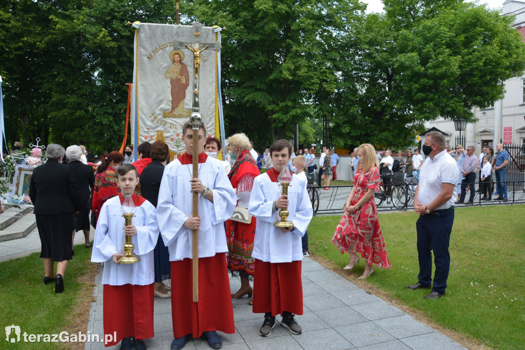 Boże Ciało w Gąbinie.