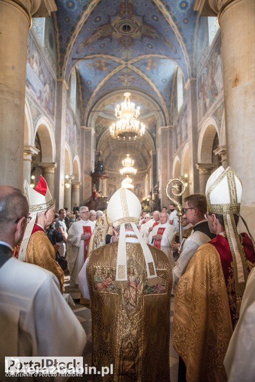 Kardynał Dziwisz odsłonił mozaikę papieską w Płocku.