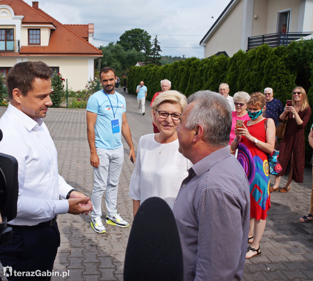 Rafał Trzaskowski z wizytą w Gąbinie.