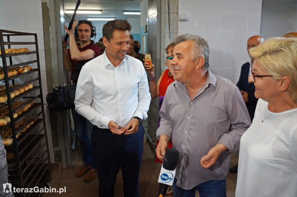 Rafał Trzaskowski z wizytą w Gąbinie.