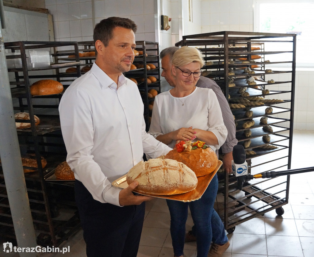 Rafał Trzaskowski z wizytą w Gąbinie.