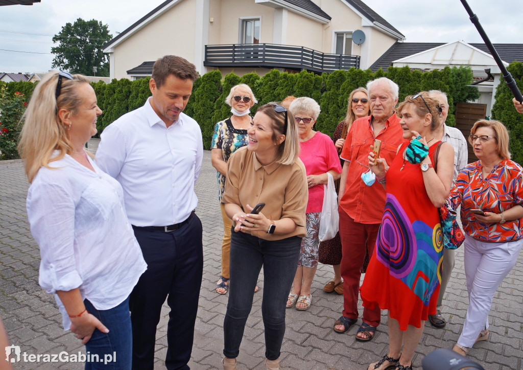 Rafał Trzaskowski z wizytą w Gąbinie.