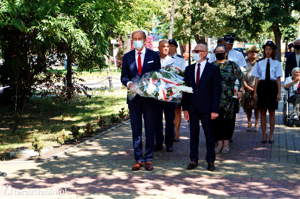 Obchody 100 rocznicy Bitwy Warszawskiej w Gąbinie.