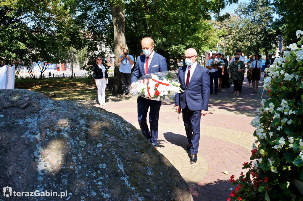 Obchody 100 rocznicy Bitwy Warszawskiej w Gąbinie.