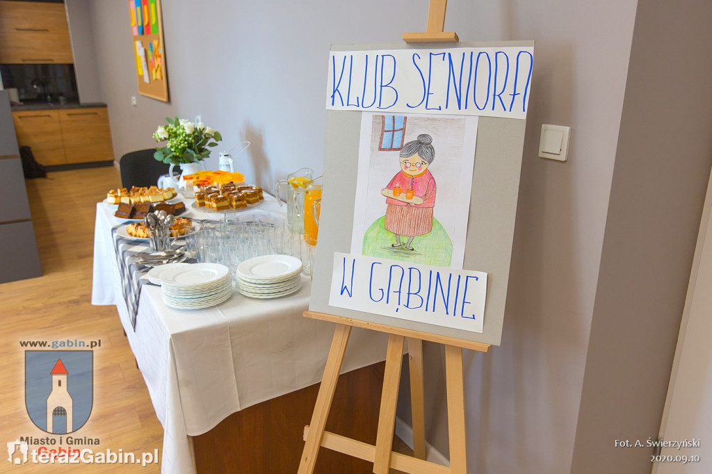 Klub Seniora w Gąbinie otwarty!