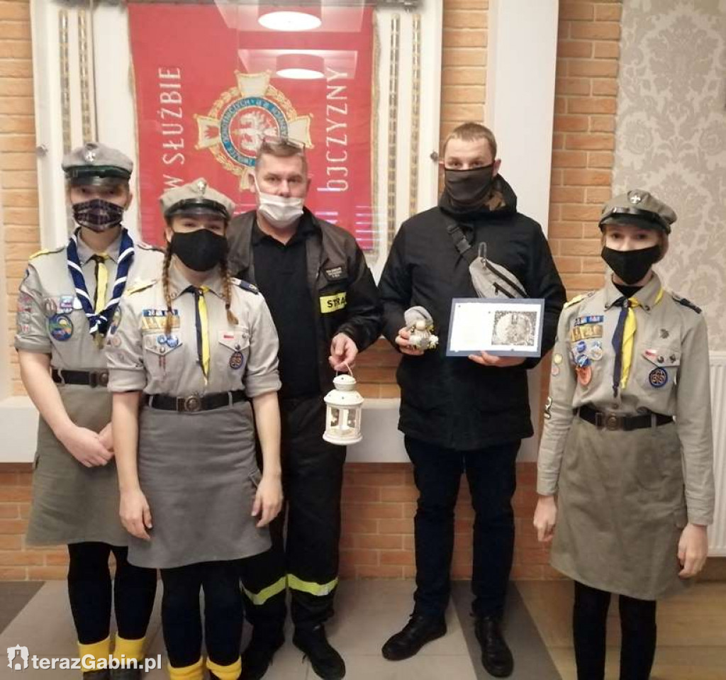 Betlejemskie Światło Pokoju w Gąbinie