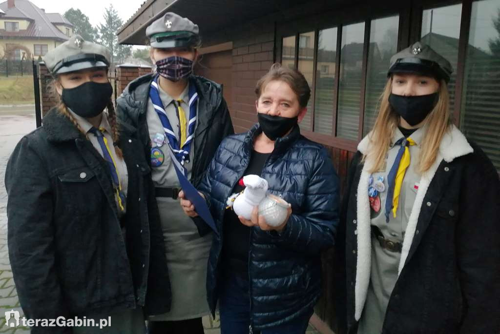Betlejemskie Światło Pokoju w Gąbinie