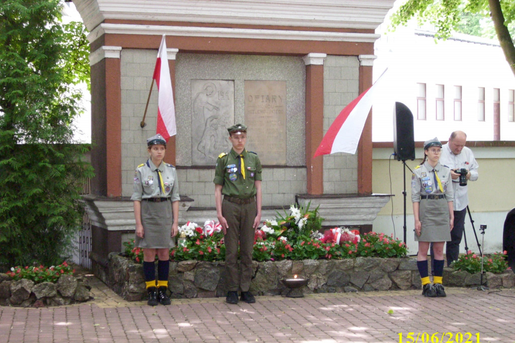 Obchody 80 rocznicy rozstrzelania mieszkańców Gąbina i okolic.