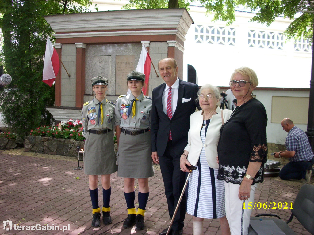 Obchody 80 rocznicy rozstrzelania mieszkańców Gąbina i okolic.