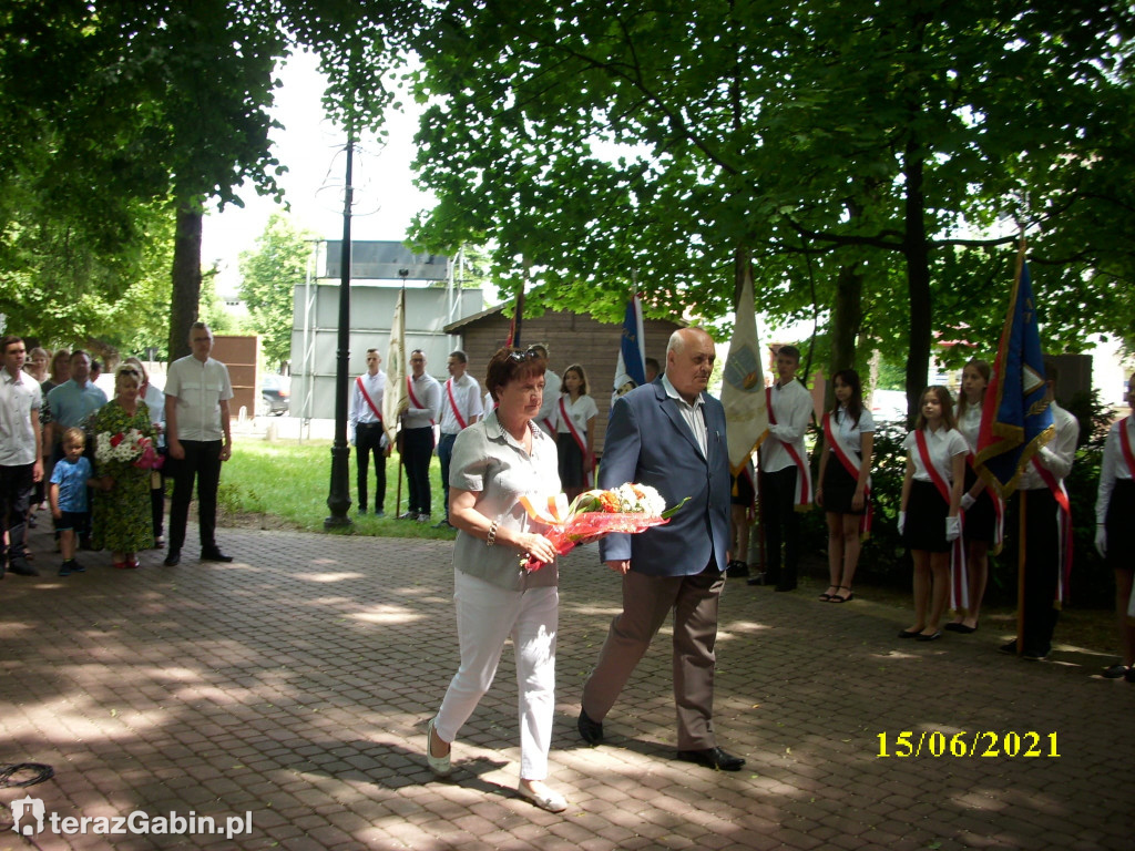 Obchody 80 rocznicy rozstrzelania mieszkańców Gąbina i okolic.