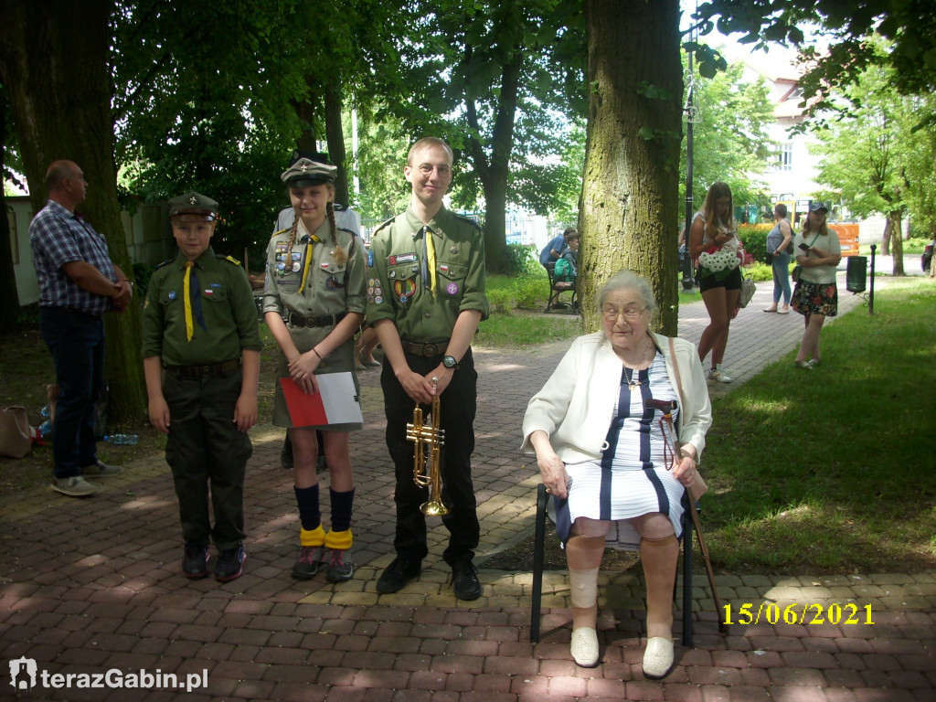 Obchody 80 rocznicy rozstrzelania mieszkańców Gąbina i okolic.