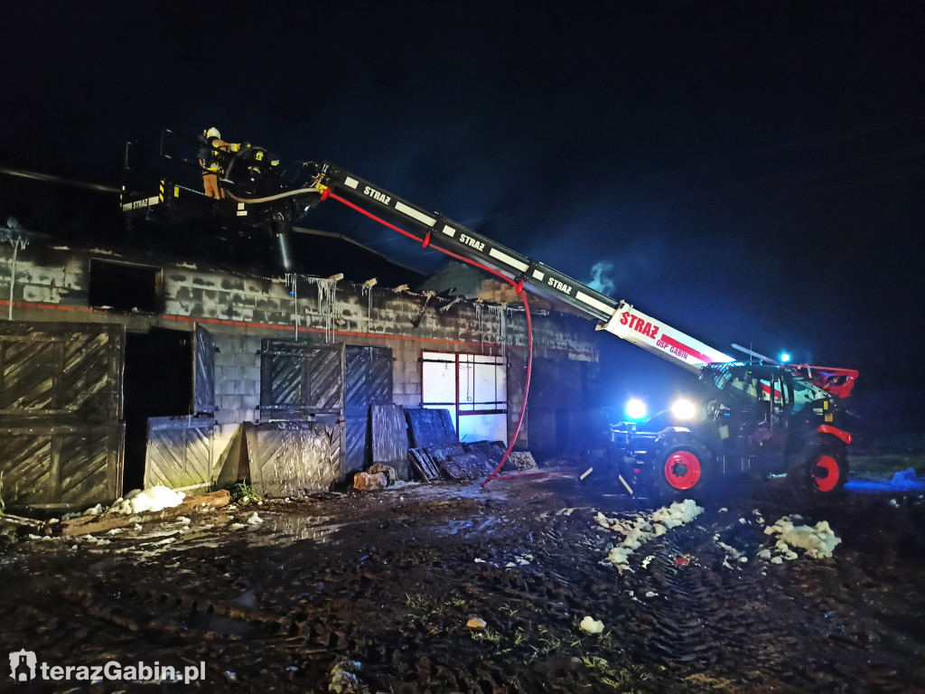 Pożar w Adamowie.