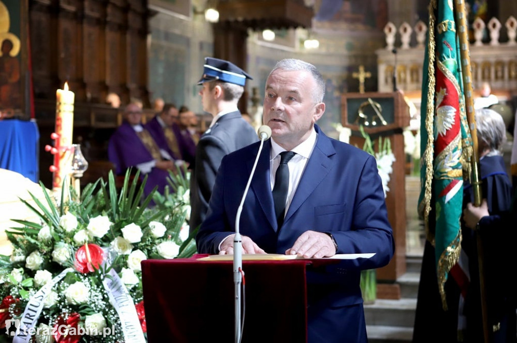 Tłumy żegnały Starostę Płockiego.