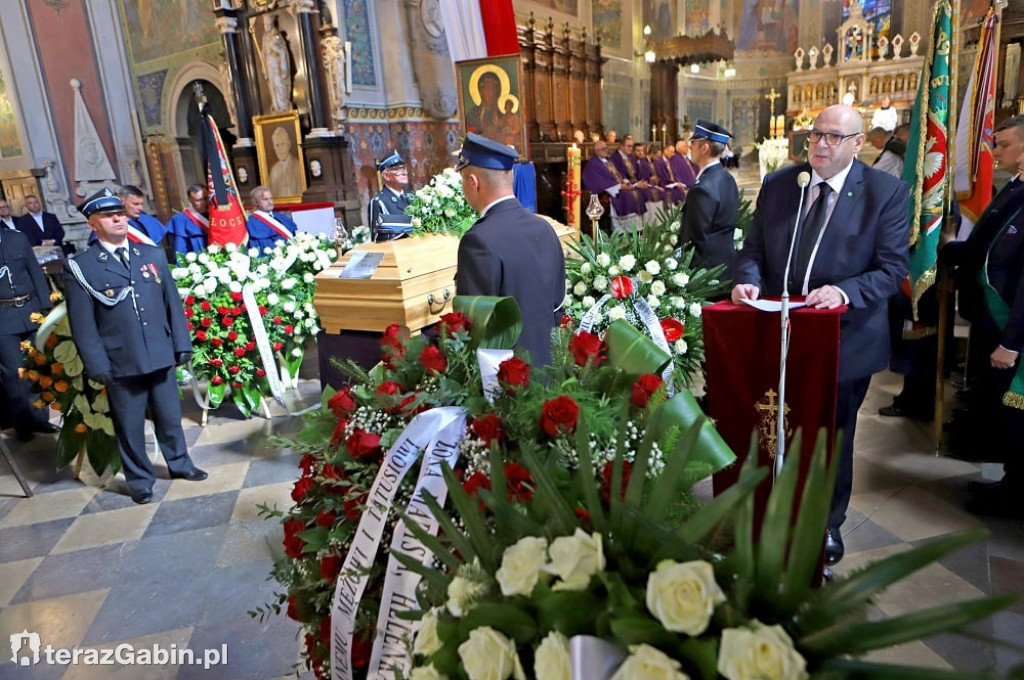 Tłumy żegnały Starostę Płockiego.