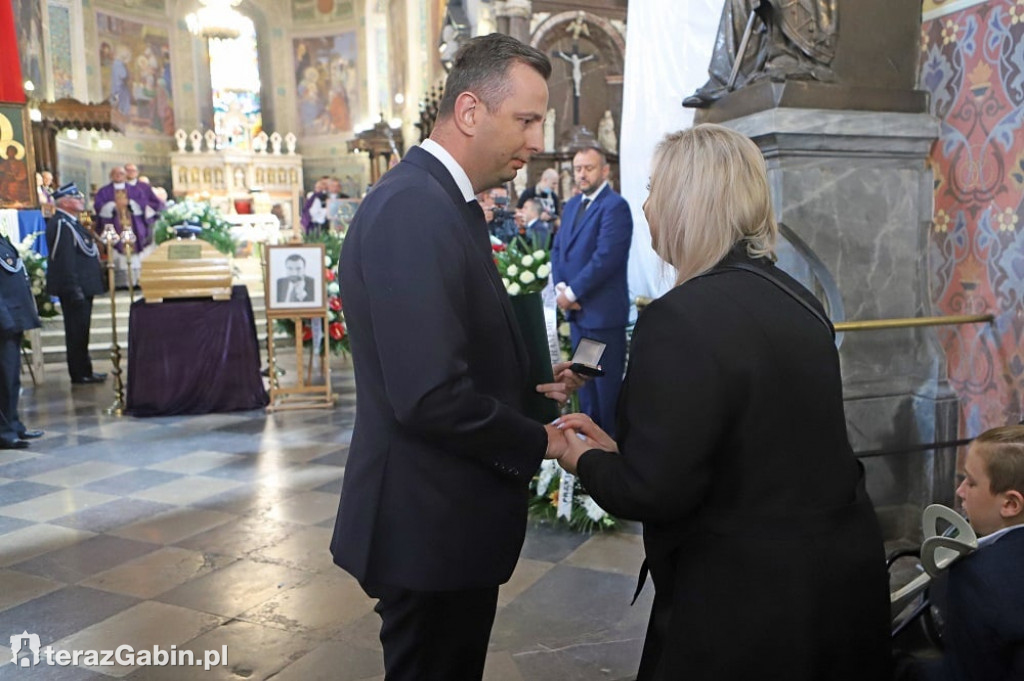 Tłumy żegnały Starostę Płockiego.