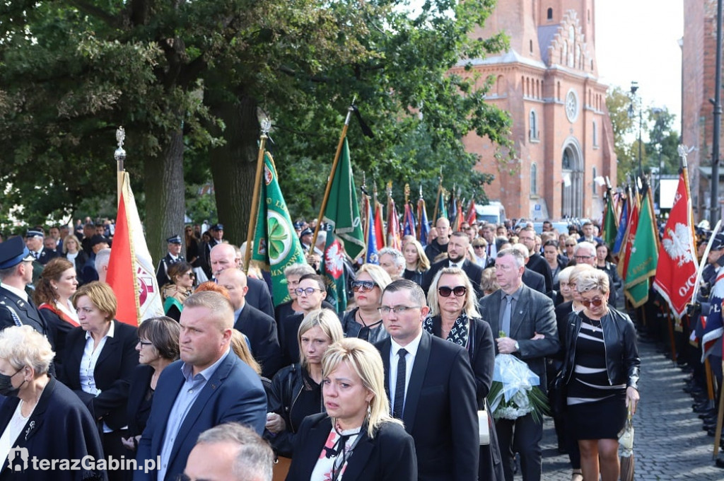 Tłumy żegnały Starostę Płockiego.