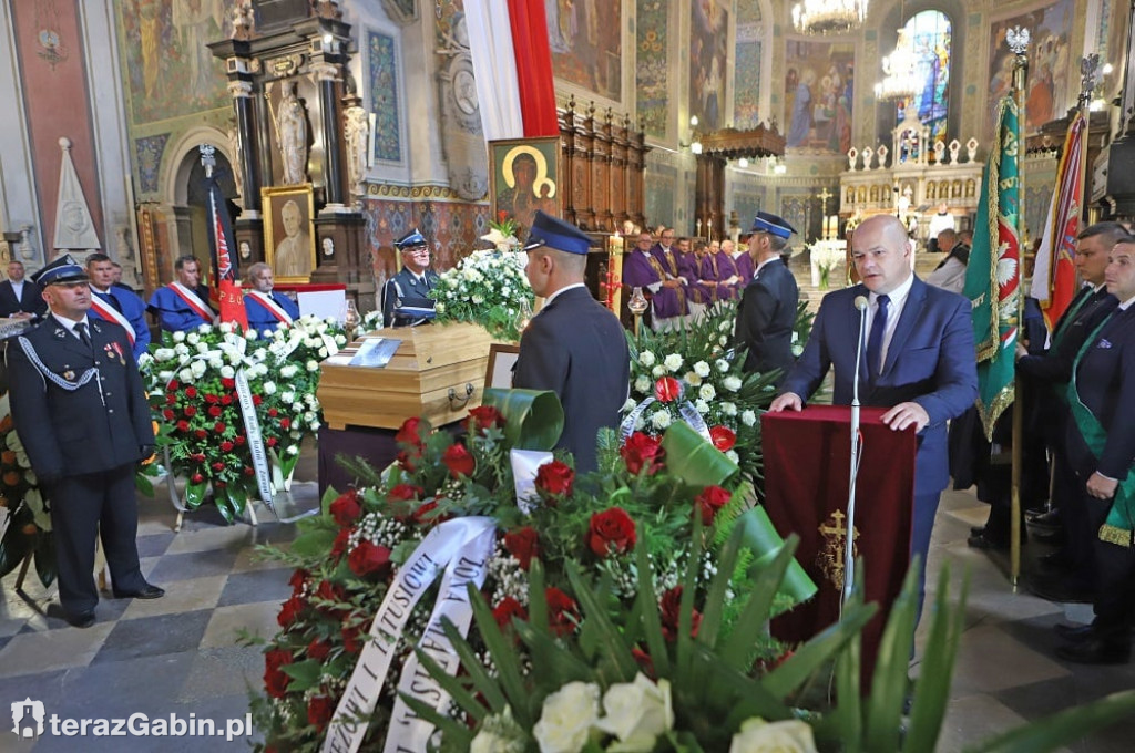 Tłumy żegnały Starostę Płockiego.
