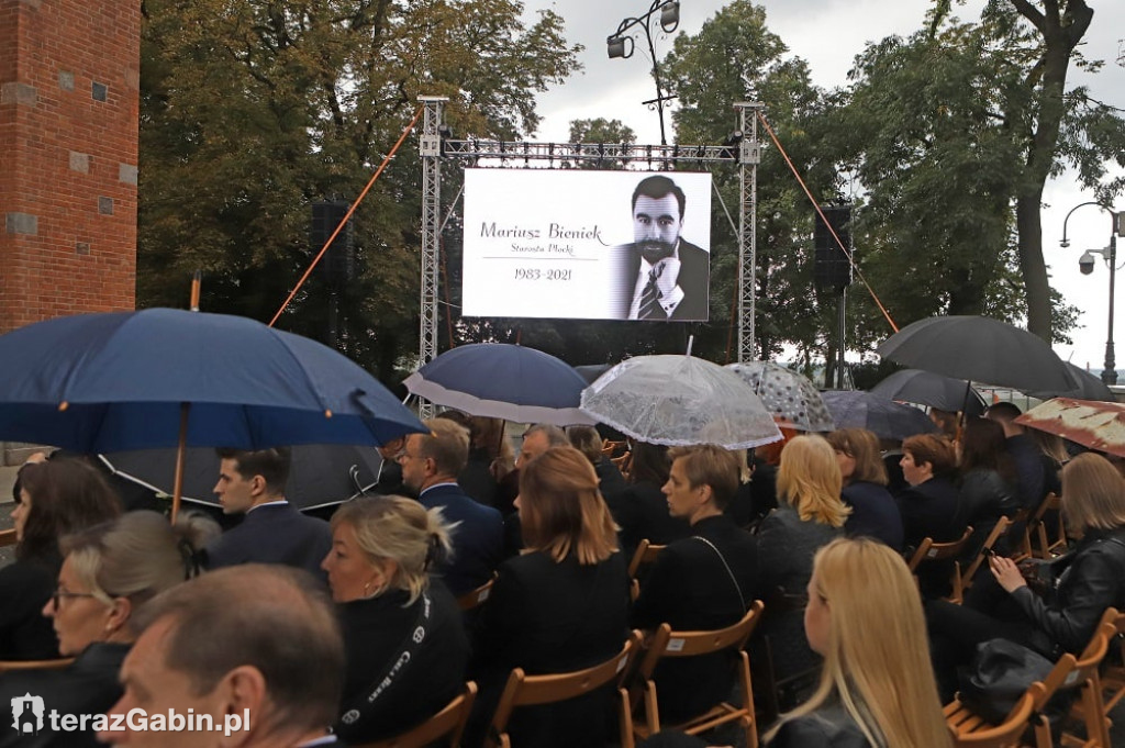 Tłumy żegnały Starostę Płockiego.