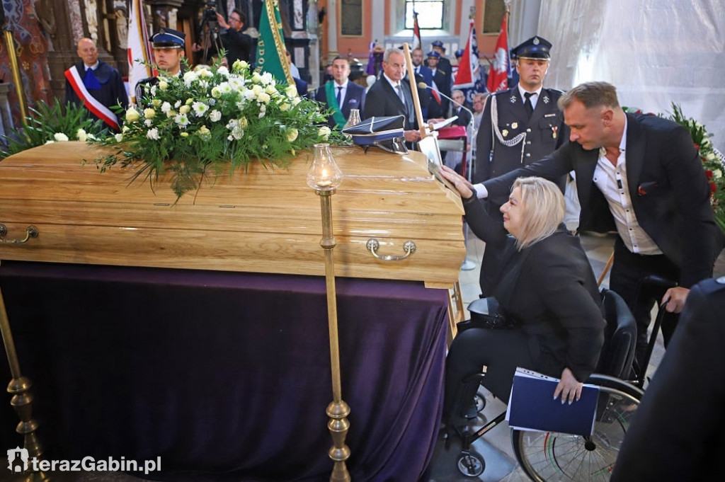 Tłumy żegnały Starostę Płockiego.