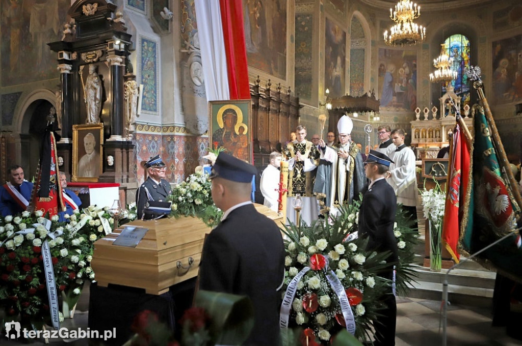 Tłumy żegnały Starostę Płockiego.