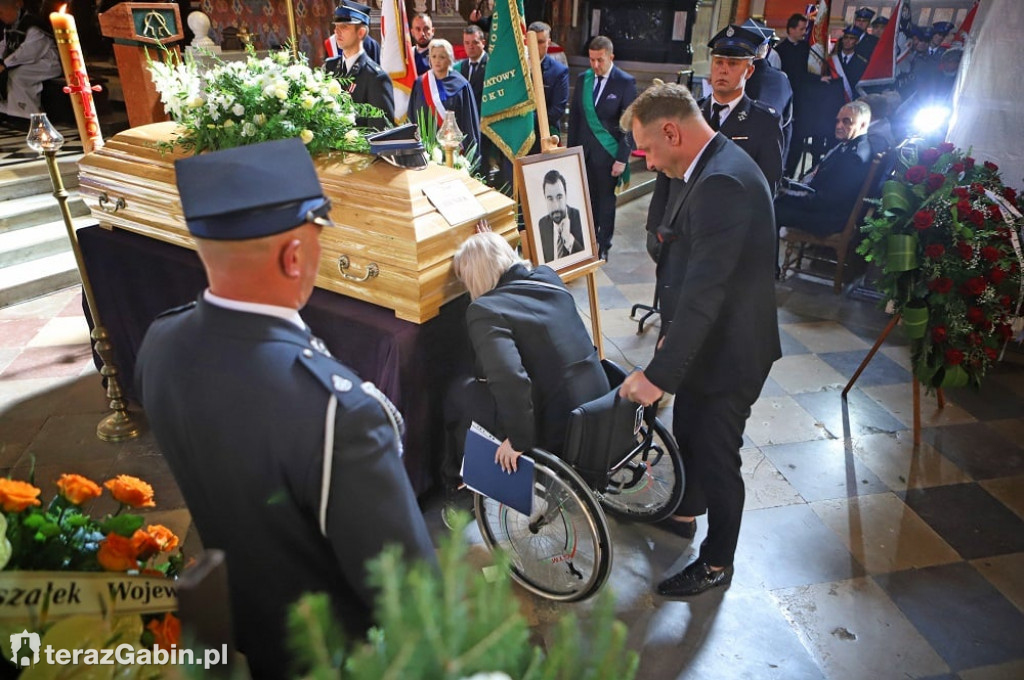 Tłumy żegnały Starostę Płockiego.