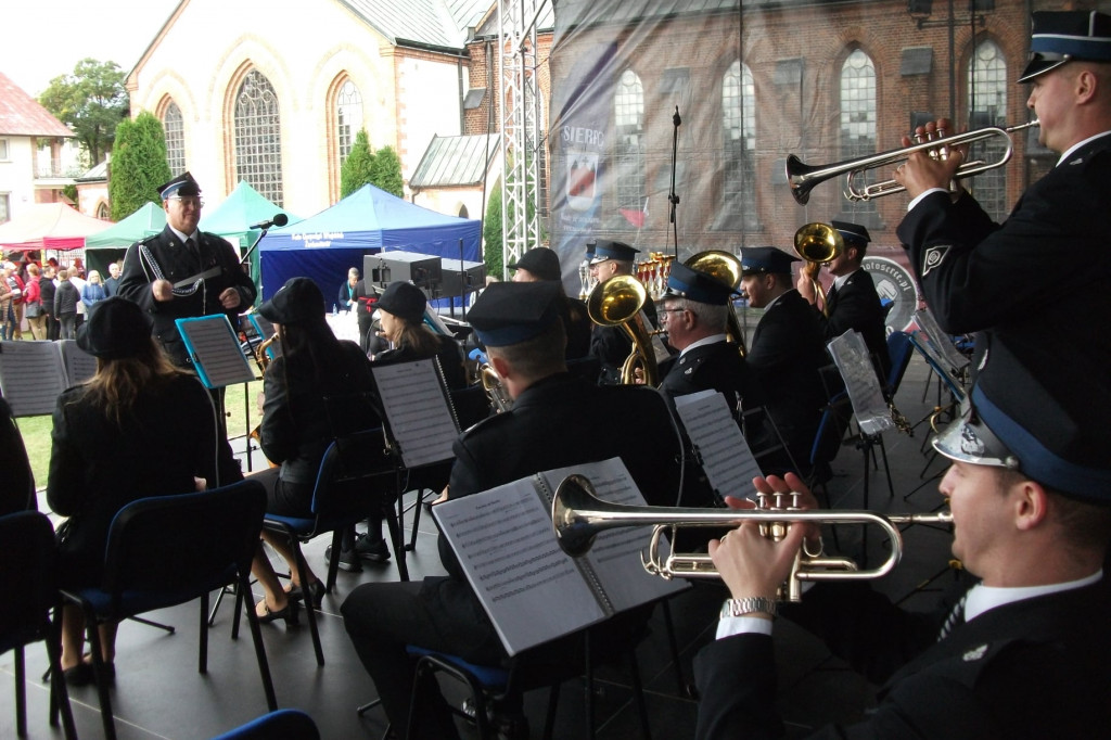 Orkiestra z Gąbina na podium w Sierpcu.