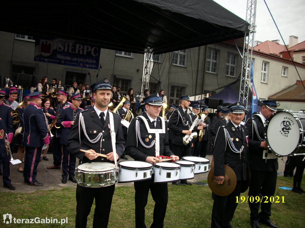 Orkiestra z Gąbina na podium w Sierpcu.