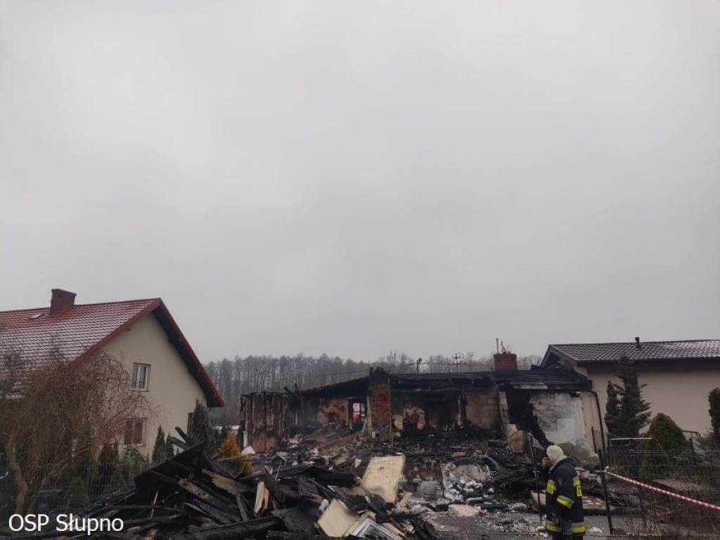 Pożar w Słupnie