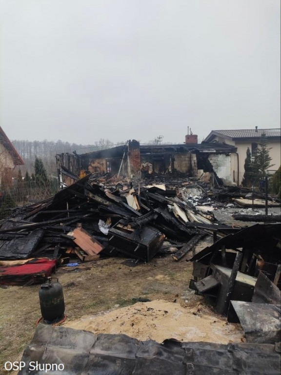Pożar w Słupnie