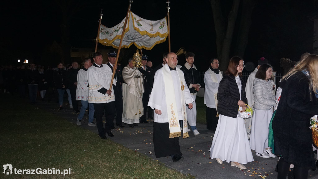 Procesja Rezurekcyjna w Parafii Gąbin.